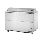 True TMC-58-S-SS-HC - Mobile Milk Cooler, (16) crate, stainless steel flip-up lid, stainless exterior
